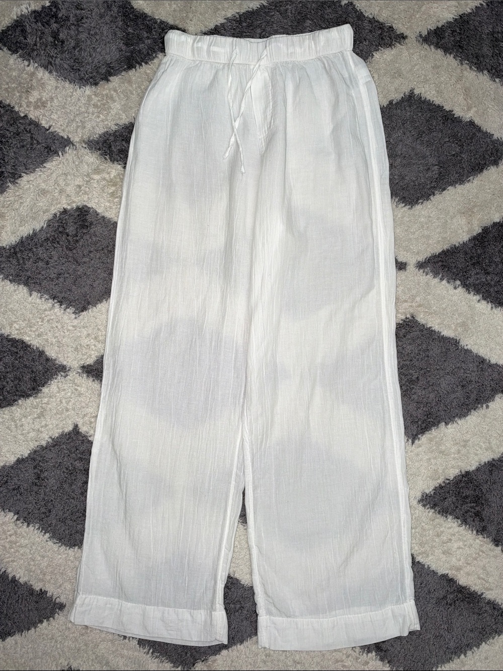 GapBody Crinkle Gauze Wide-Leg PJ Pants size XS